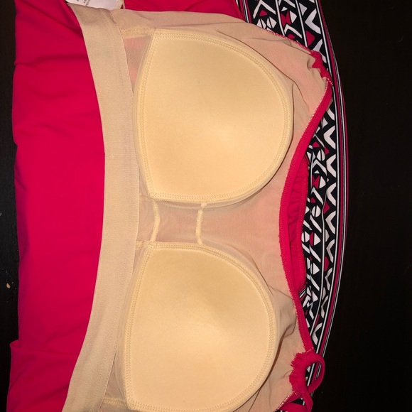 Hot pink tankini SWIM size 14 - Picture 3 of 5